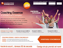 Tablet Screenshot of concurs.coaching-essence.ro